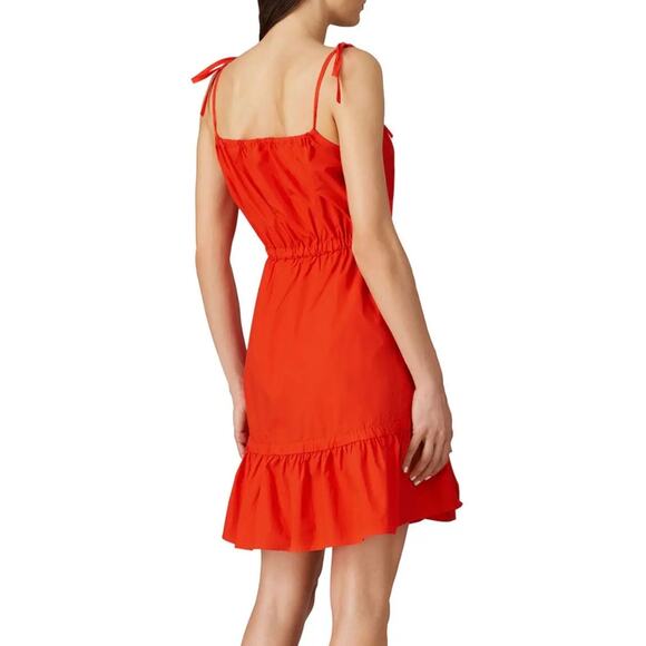 Chinti and Parker Red Tie Waist Dress 4 - Picture 3 of 9
